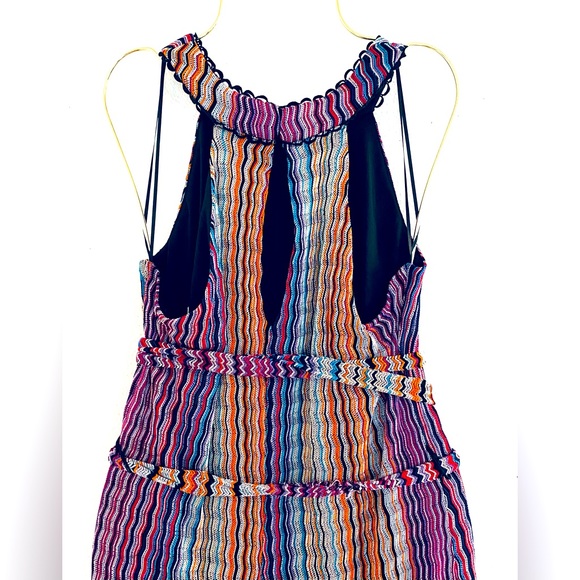 Trina Turk Speakeasy Multicolor Maxi Sleeveless Halter Dress - Picture 6 of 10